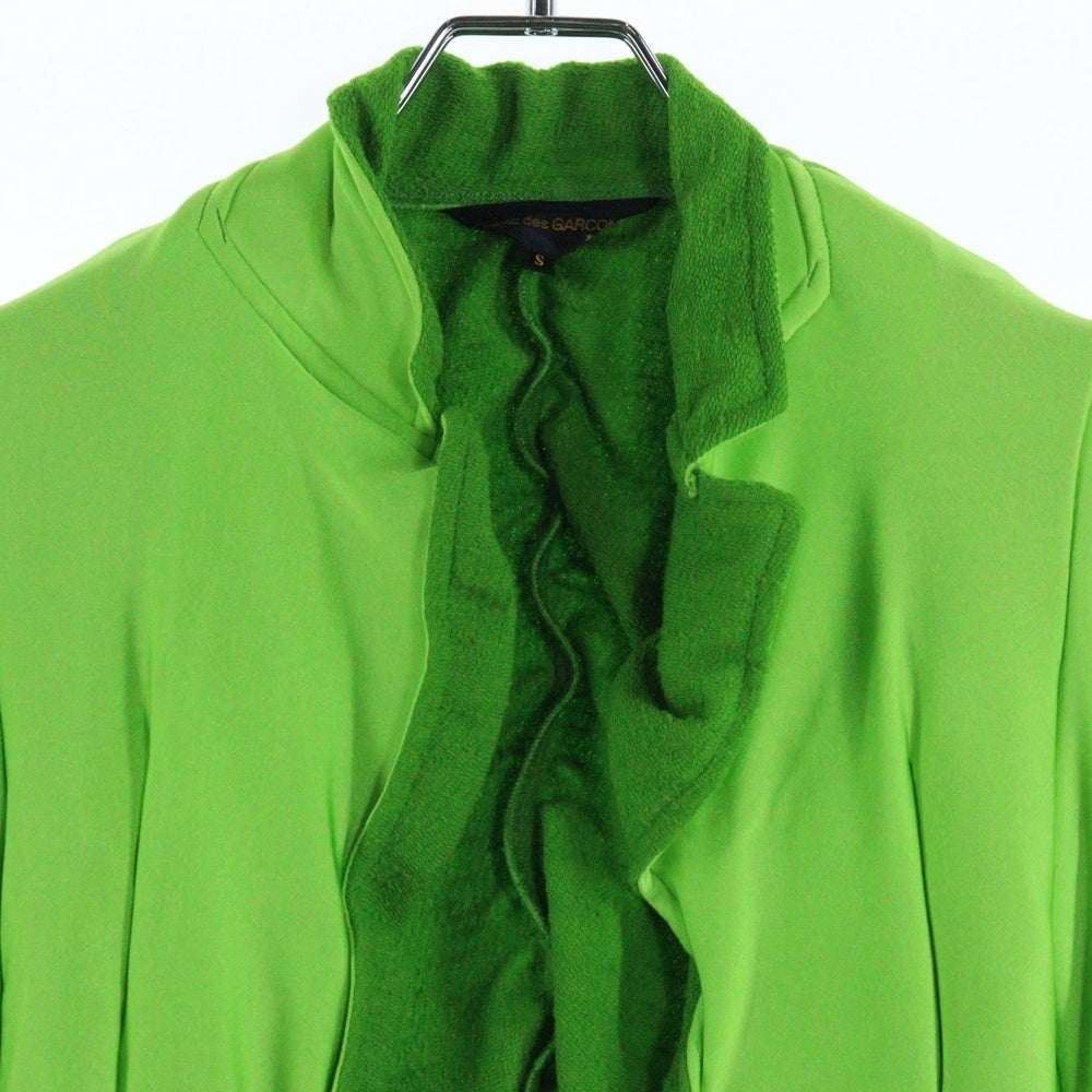COMME des GARCONS(コムデギャルソン) 00SS パイル生地 ドッキング ジャケット レディース グリーン GJ-10021S AD1999