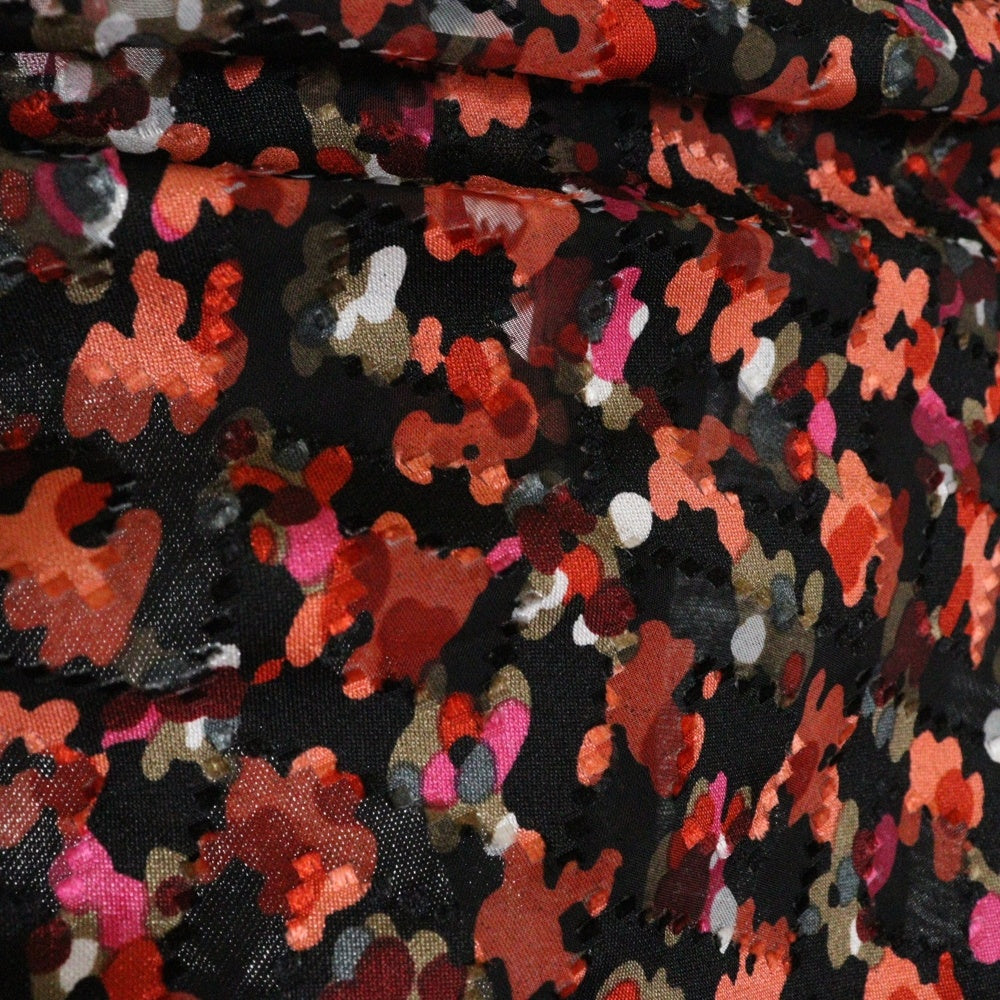 JUNYA WATANABE COMME des GARCONS(ジュンヤワタナベ コムデギャルソン) レース総柄 変形ワンピース グレー/ピンク レディース JB-B038 AD2008
