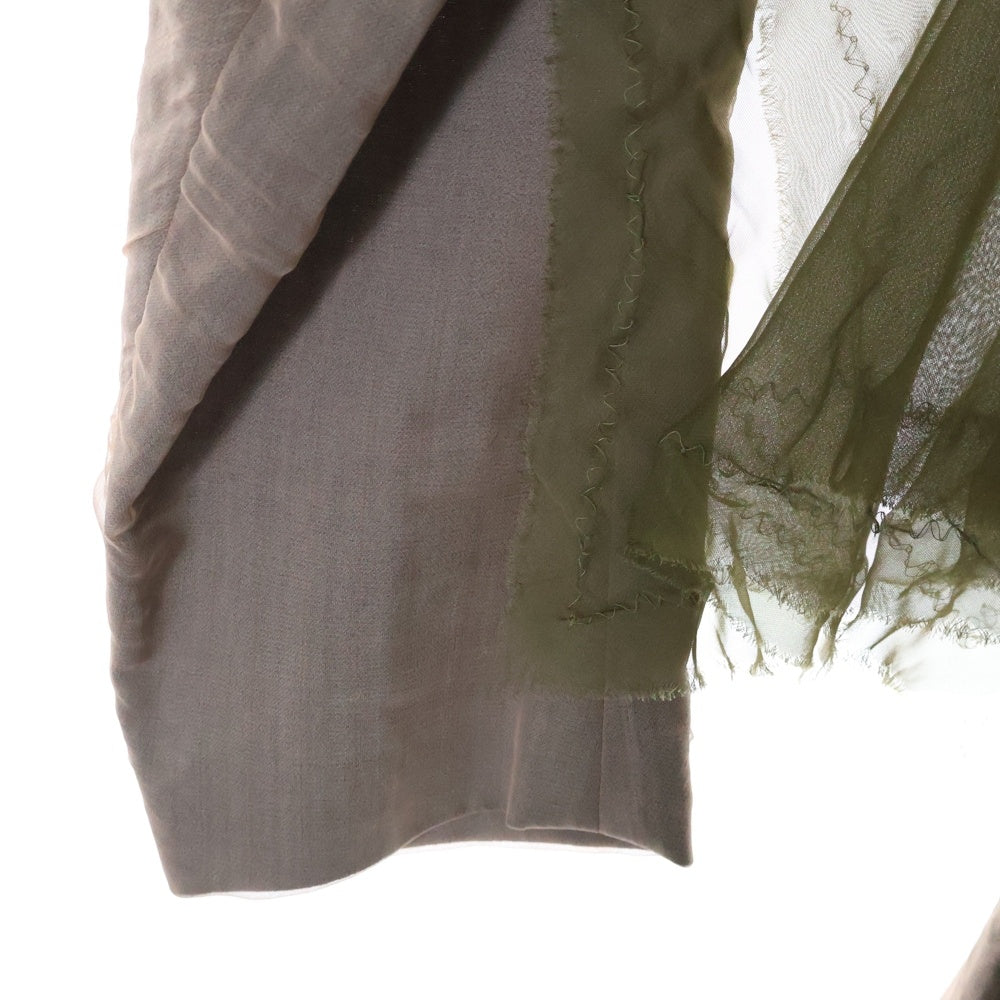 COMME des GARCONS(コムデギャルソン) 94SS シアー 切り替え ドッキング ブラウス マルチ レディース GJ-10013S AD1993