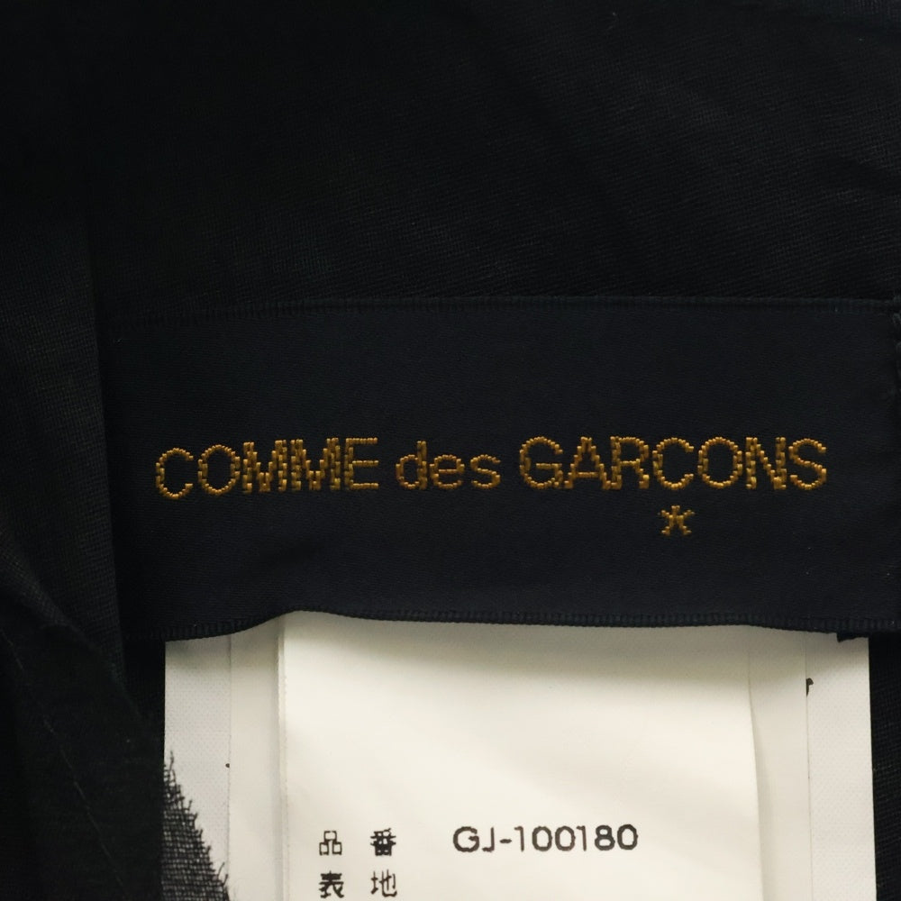 COMME des GARCONS(コムデギャルソン) 99AW ポリエステル アームショルダー ジャケット ブラック GJ-100180 AD1998 レディース