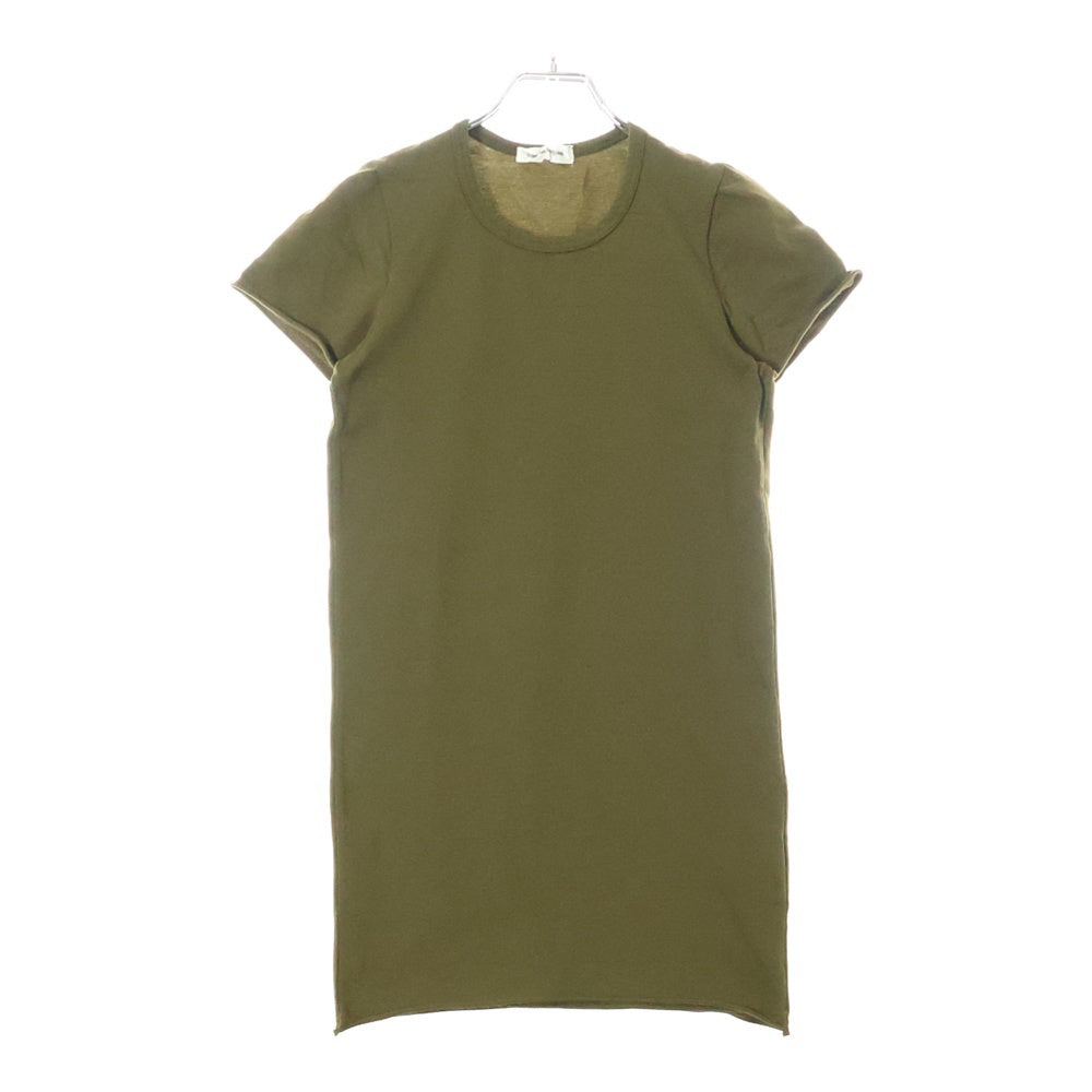 COMME des GARCONS(コムデギャルソン) 90SS クルーネック 半袖カットソー Tシャツ カーキ レディース GT-040100 AD1994