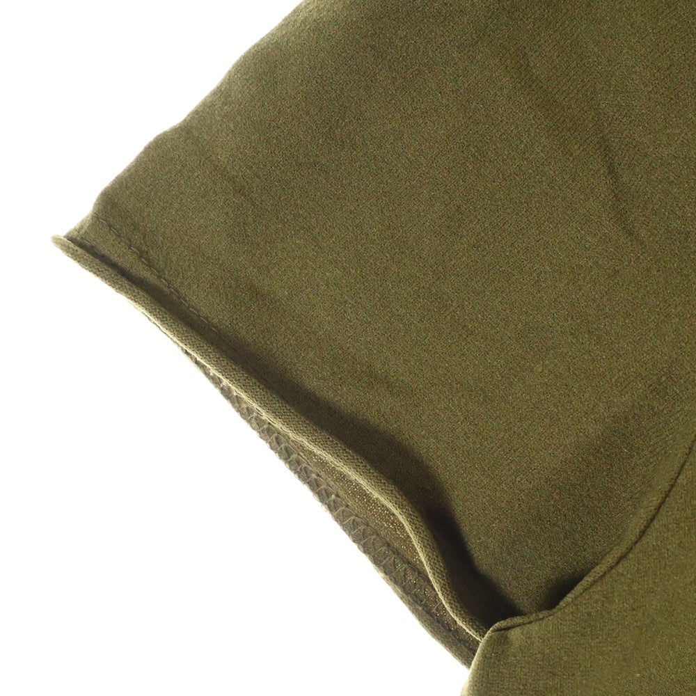 COMME des GARCONS(コムデギャルソン) 90SS クルーネック 半袖カットソー Tシャツ カーキ レディース GT-040100 AD1994