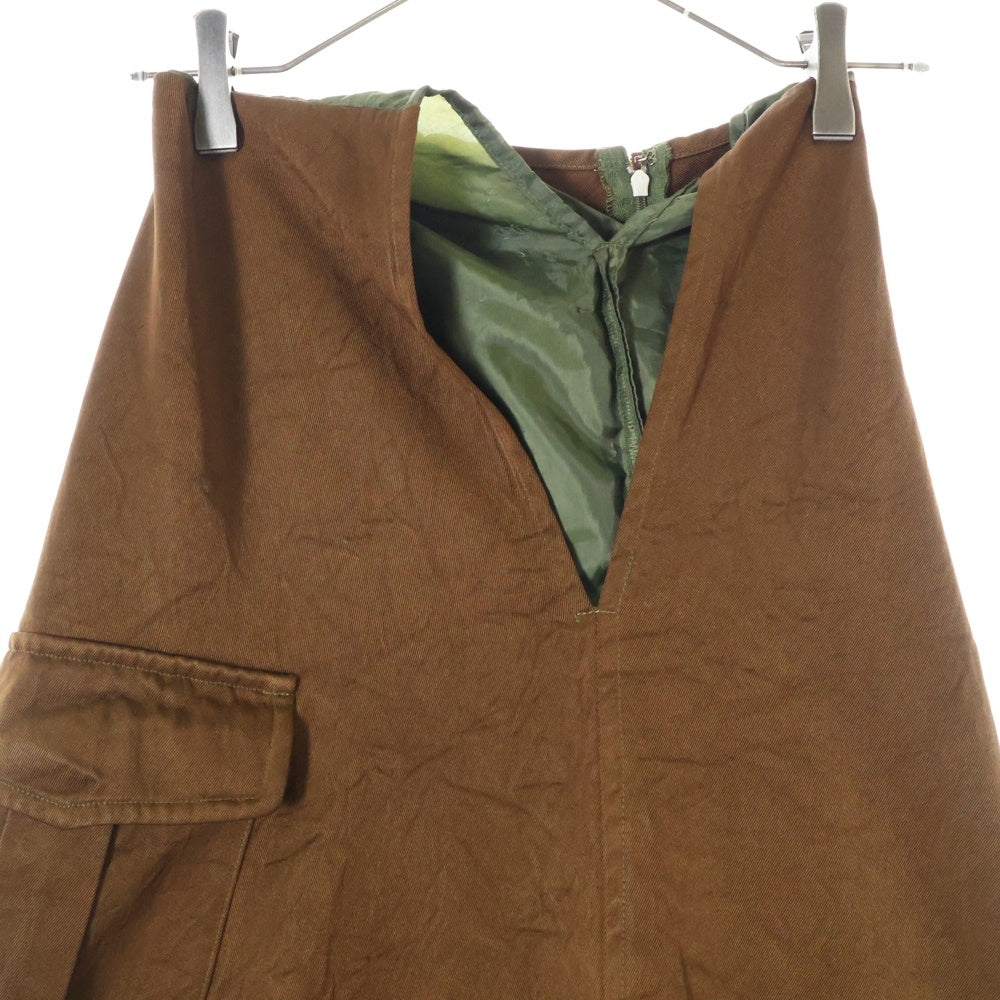 COMME des GARCONS(コムデギャルソン) 99SS カーゴ スカート ブラウン レディース GS-10006S AD1999