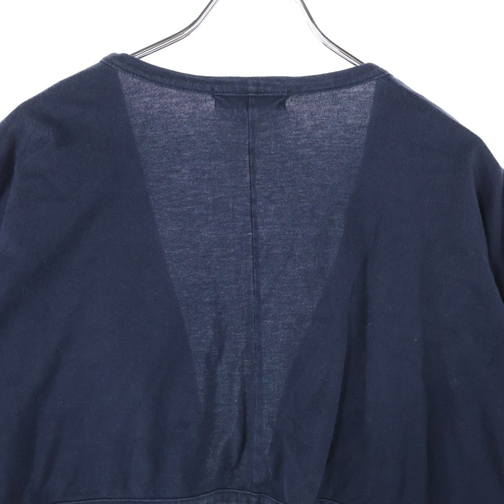 tricot COMME des GARCONS(トリコ コム デ ギャルソン) 89AW コットン ショート丈 カーディガン ネイビー TT-020190 AD1989