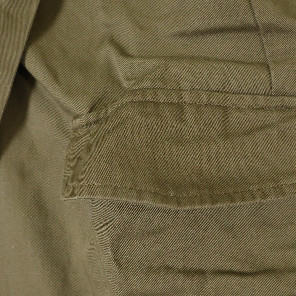COMME des GARCONS(コムデギャルソン) 90S カーゴポケット カットオフ プリーツスカート カーキ KX-412060 AD1994 レディース