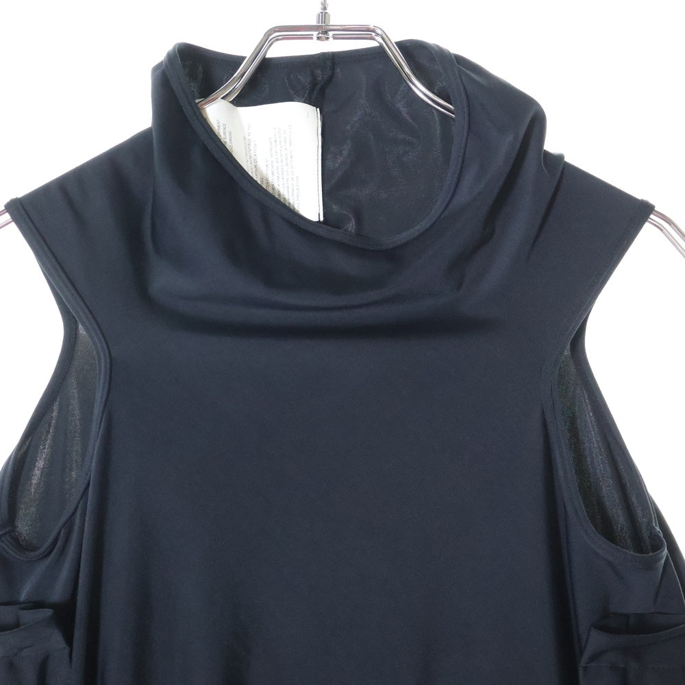 COMME des GARCONS(コムデギャルソン) 07AW ハンドデザイン ノースリーブ フレア ワンピース ドレス ブラック GT-O010 AD2007 レディース