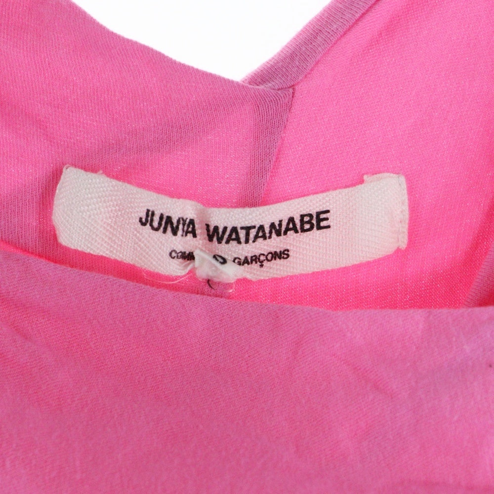 JUNYA WATANABE COMME des GARCONS(ジュンヤワタナベ コムデギャルソン) 08SS コットン ノースリーブカットソー ピンク レディース JA-T009 AD2007