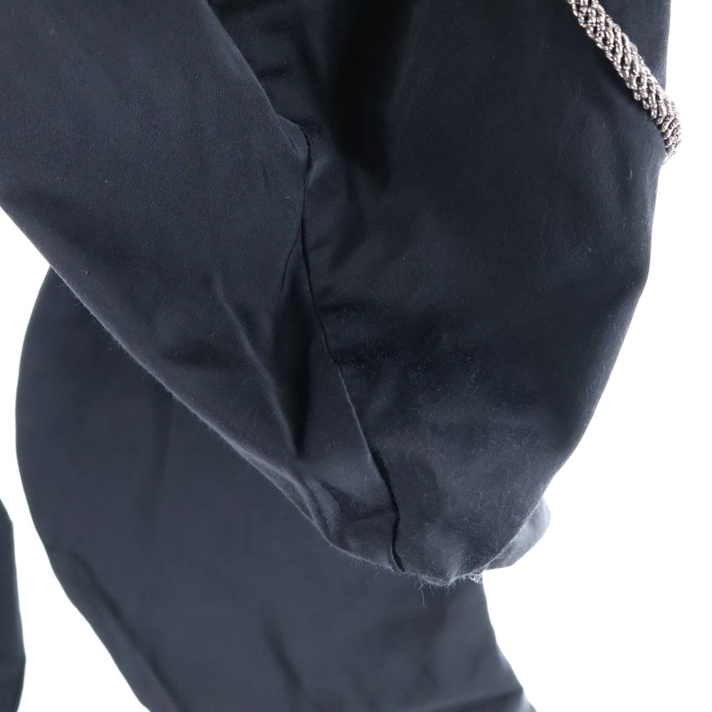 COMME des GARCONS(コムデギャルソン) 10AW シルバーライン ジップフライ カーブスラックスパンツ ブラック GF-P025 AD2010 レディース