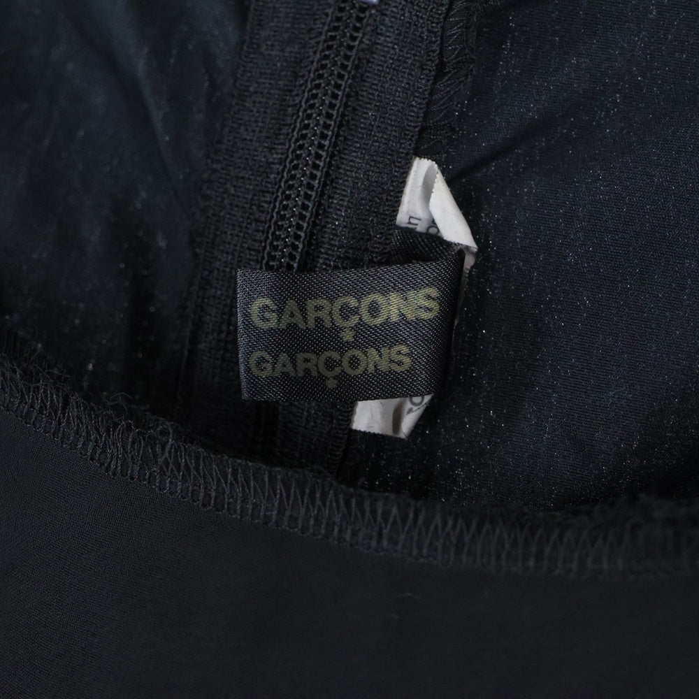 COMME des GARCONS(コムデギャルソン) 14SS ノースリーブ ドッキング シースルー カットソー ブラック レディース RM-B011 AD2013