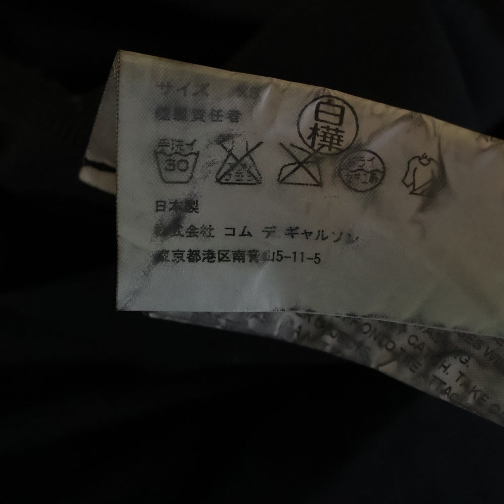 COMME des GARCONS(コムデギャルソン) 14SS ノースリーブ ドッキング シースルー カットソー ブラック レディース RM-B011 AD2013