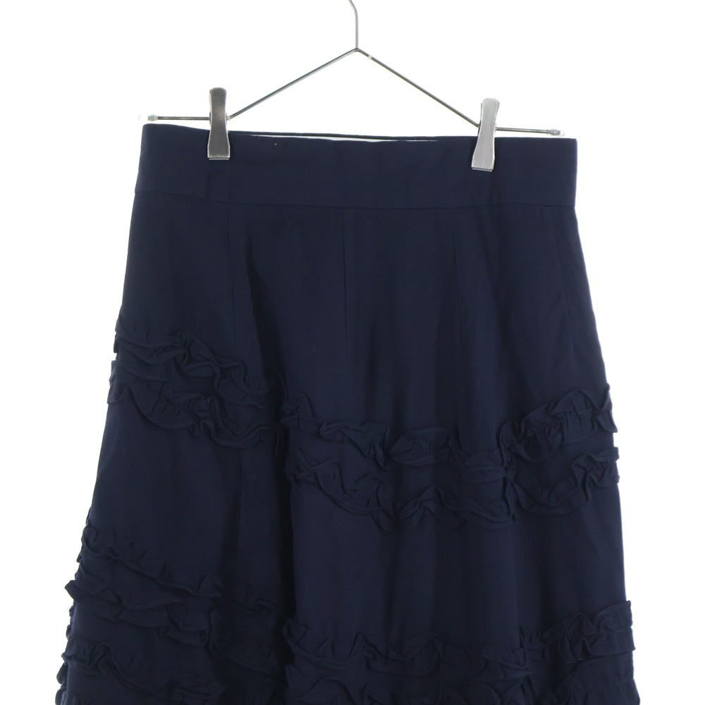 COMME des GARCONS(コムデギャルソン) 95SS フリルレース アシンメトリー スカート ブラック レディース GS-100550 AD1994