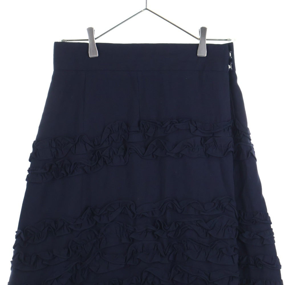 COMME des GARCONS(コムデギャルソン) 95SS フリルレース アシンメトリー スカート ブラック レディース GS-100550 AD1994