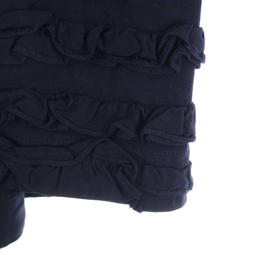 COMME des GARCONS(コムデギャルソン) 95SS フリルレース アシンメトリー スカート ブラック レディース GS-100550 AD1994