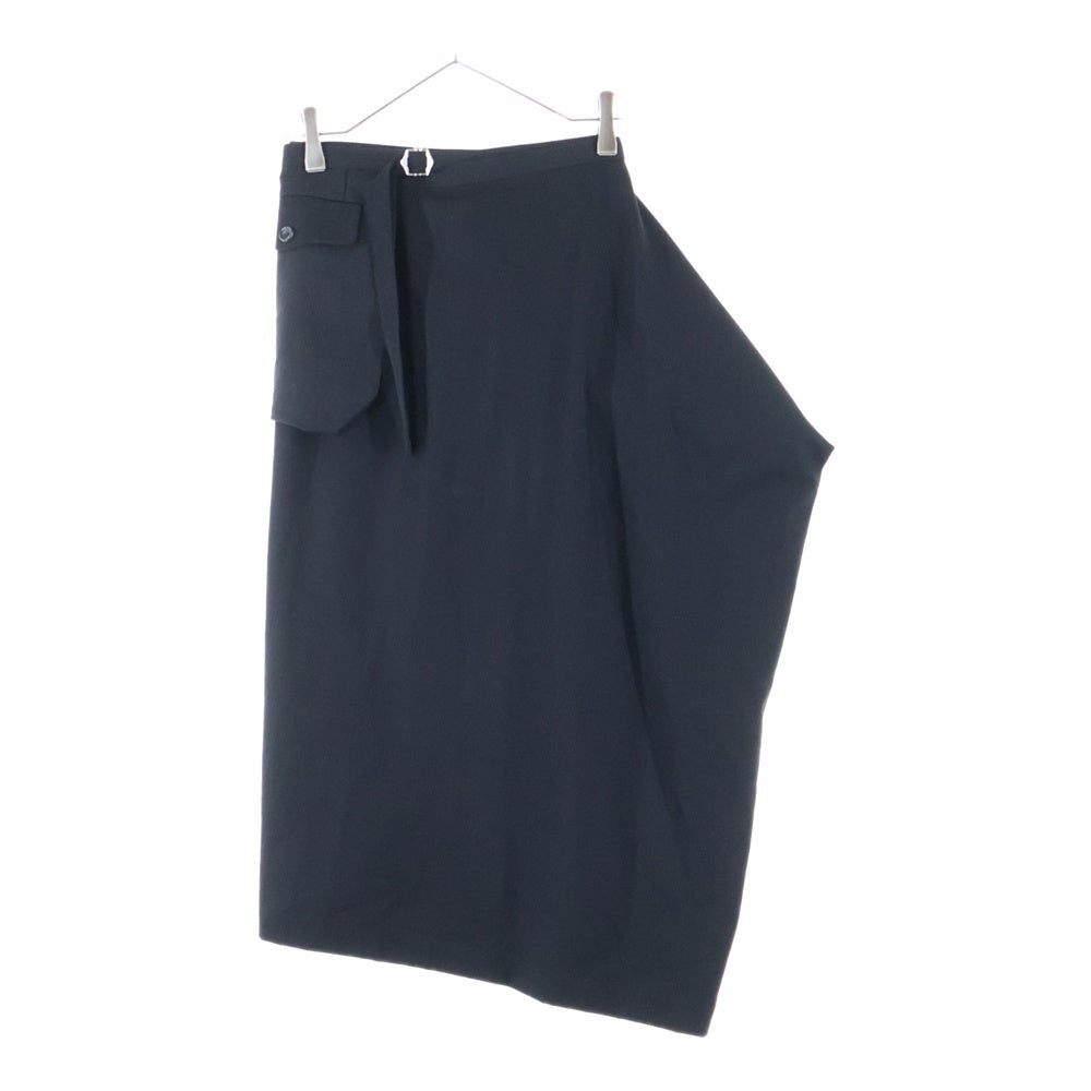 tricot COMME des GARCONS(トリコ コム デ ギャルソン) 98AW ギミックベルト ワイドビックスカート ブラック レディース TS-040500 AD1998