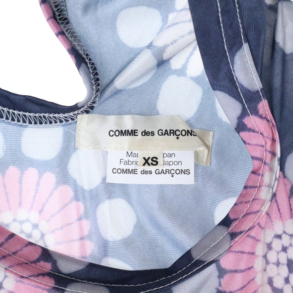 COMME des GARCONS(コムデギャルソン) 14SS ポリ総柄変形タンクトップ マルチ GM-T003 AD2013