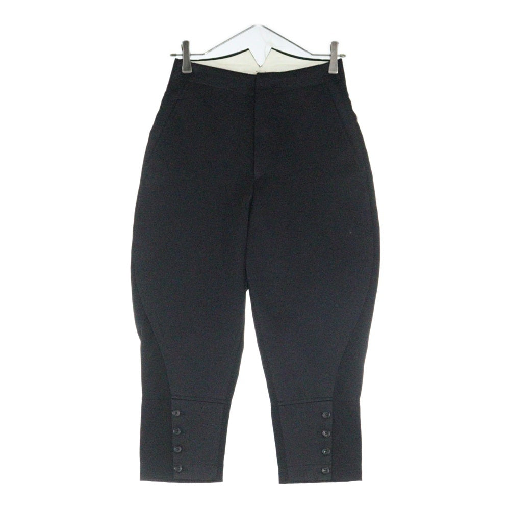 COMME des GARCONS(コムデギャルソン) 07AW リブボタン テーパードパンツ ブラック GR-P023 AD2006