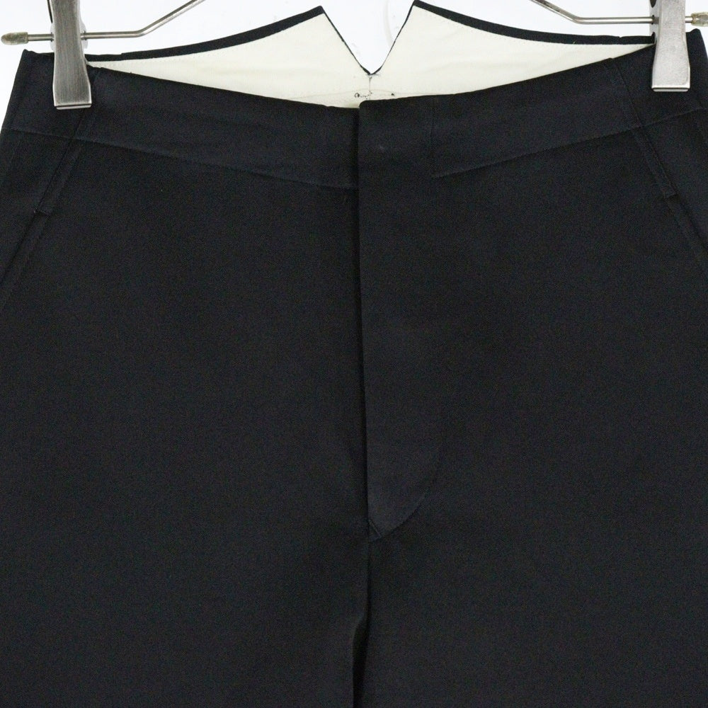 COMME des GARCONS(コムデギャルソン) 07AW リブボタン テーパードパンツ ブラック GR-P023 AD2006