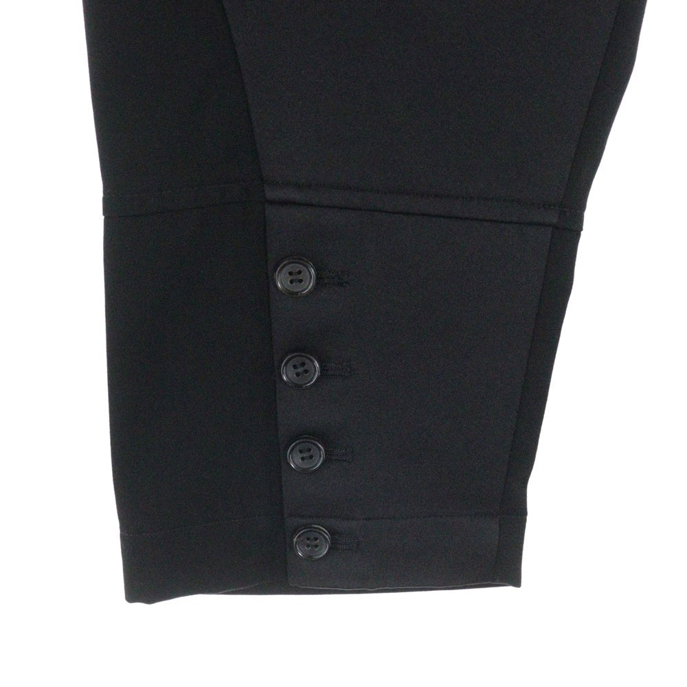 COMME des GARCONS(コムデギャルソン) 07AW リブボタン テーパードパンツ ブラック GR-P023 AD2006