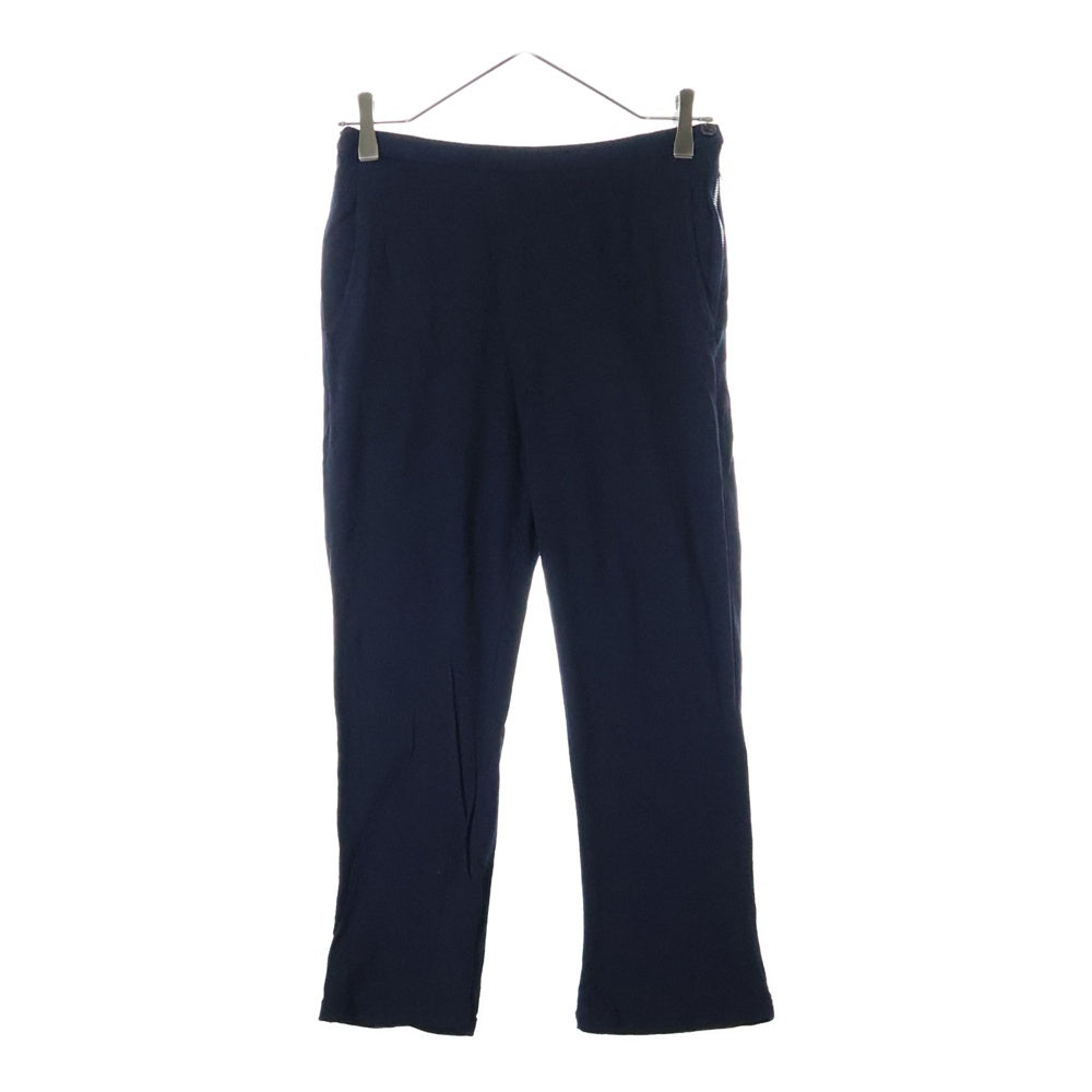 tricot COMME des GARCONS(トリコ コム デ ギャルソン) 08AW サイドジップ コットン ストレッチパンツ ネイビー レディース TB-P006 AD2008