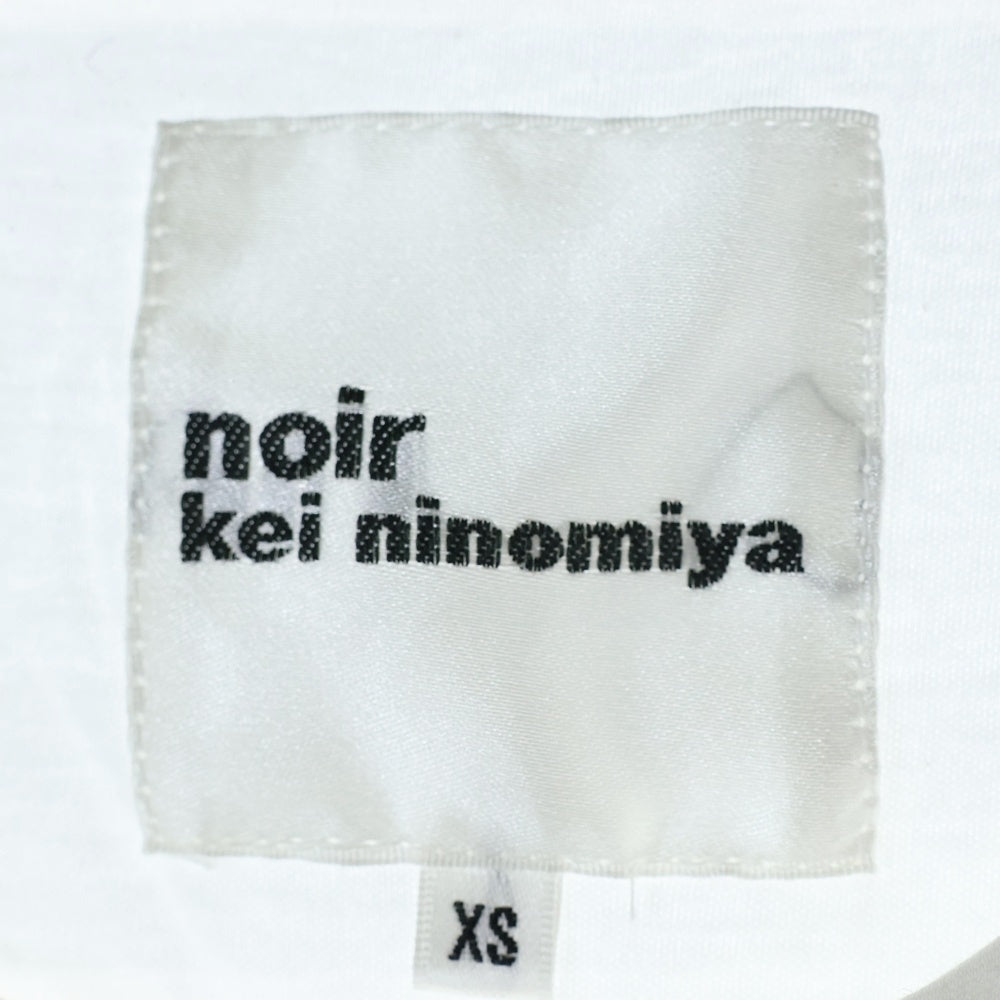 NOIR KEI NINOMIYA(ノワール ケイニノミヤ) 16SS サイドテープデザイン コットンタンクトップ ホワイト レディース 3Q-T013 AD2015