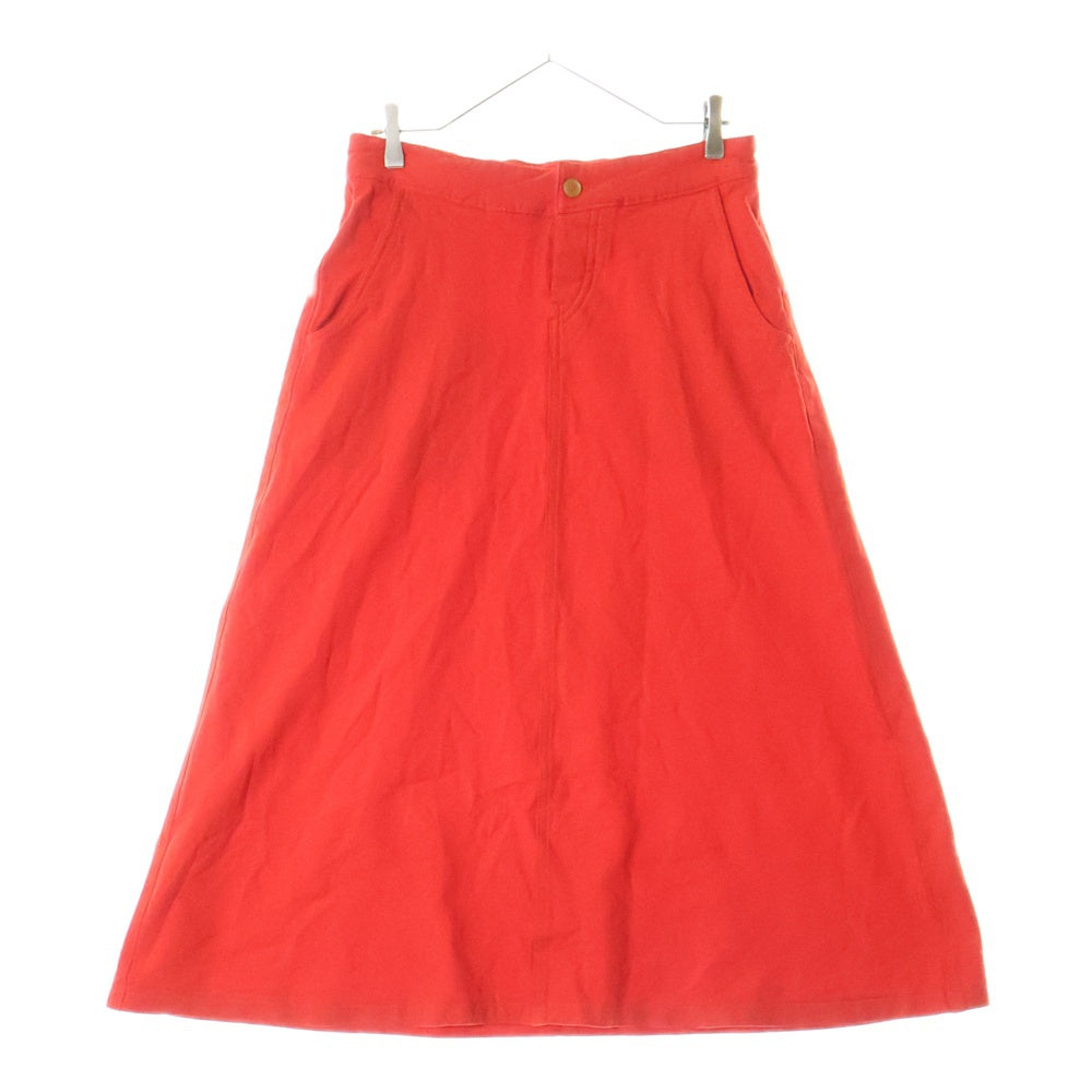 robe de chambre COMME des GARCONS(ローブドシャンブル コムデギャルソン) 04SS キャンバス Aライン スカート レディース レッド RM-S004 AD2003