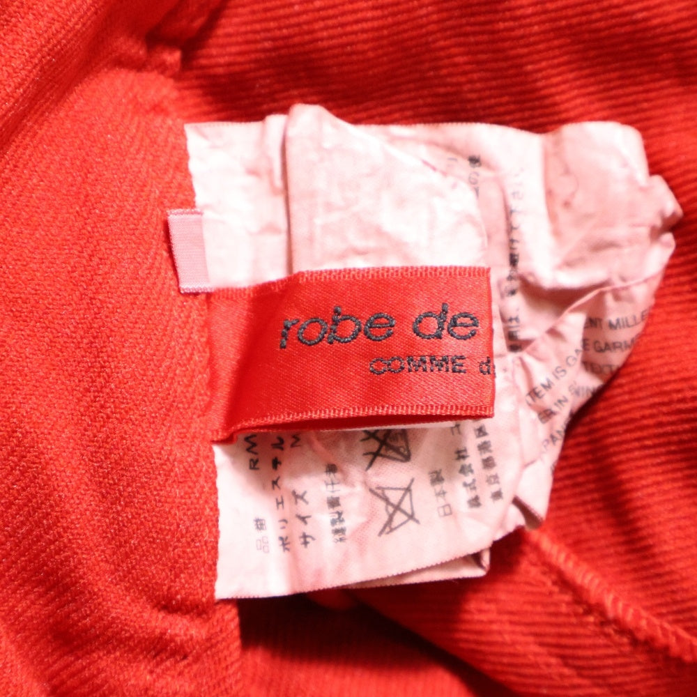 robe de chambre COMME des GARCONS(ローブドシャンブル コムデギャルソン) 04SS キャンバス Aライン スカート レディース レッド RM-S004 AD2003