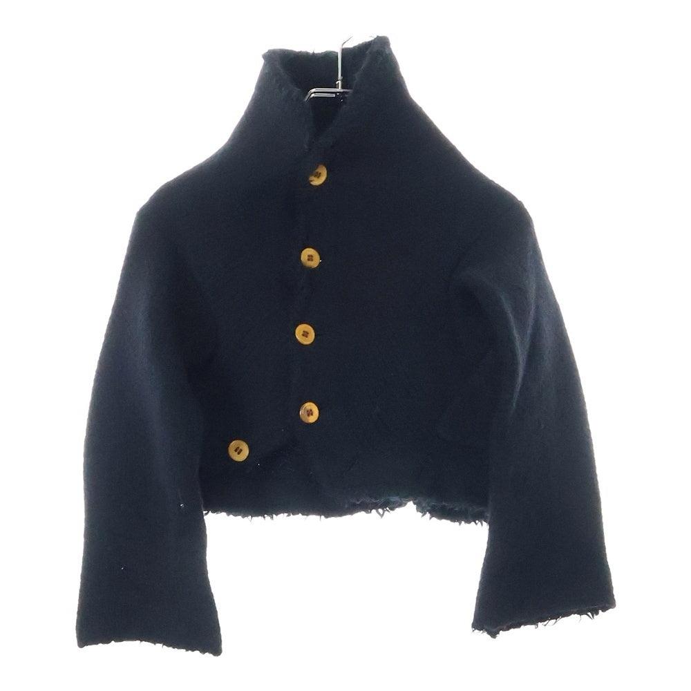 COMME des GARCONS(コムデギャルソン) 02AW ショート丈 ニットジャケット ブラック レディース GG-J031 AD2002