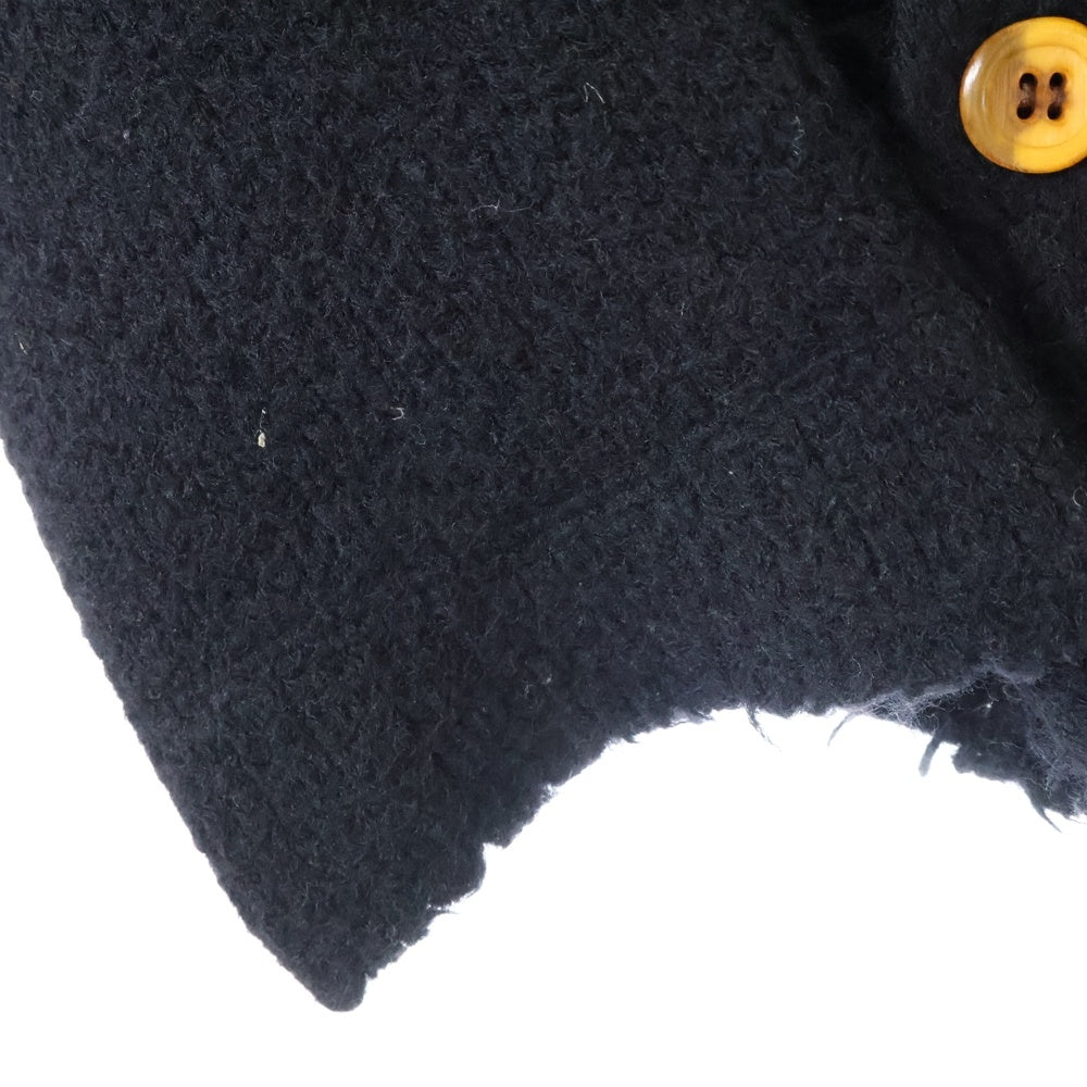 COMME des GARCONS(コムデギャルソン) 02AW ショート丈 ニットジャケット ブラック レディース GG-J031 AD2002