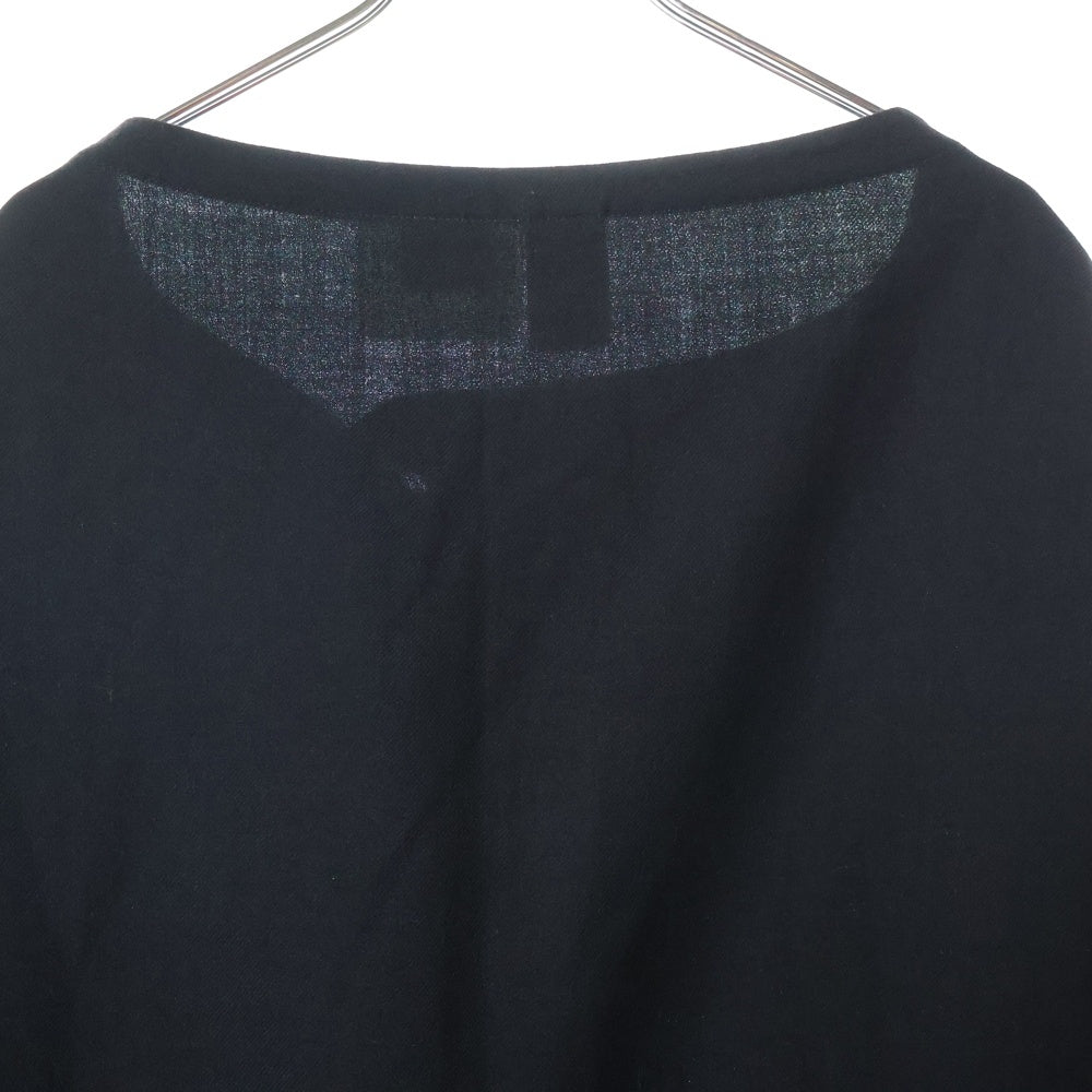 JUNYA WATANABE COMME des GARCONS(ジュンヤワタナベ コムデギャルソン) 94AW 変形ノーカラー 長袖カットソー Tシャツ ブラック JS-040090 AD1994
