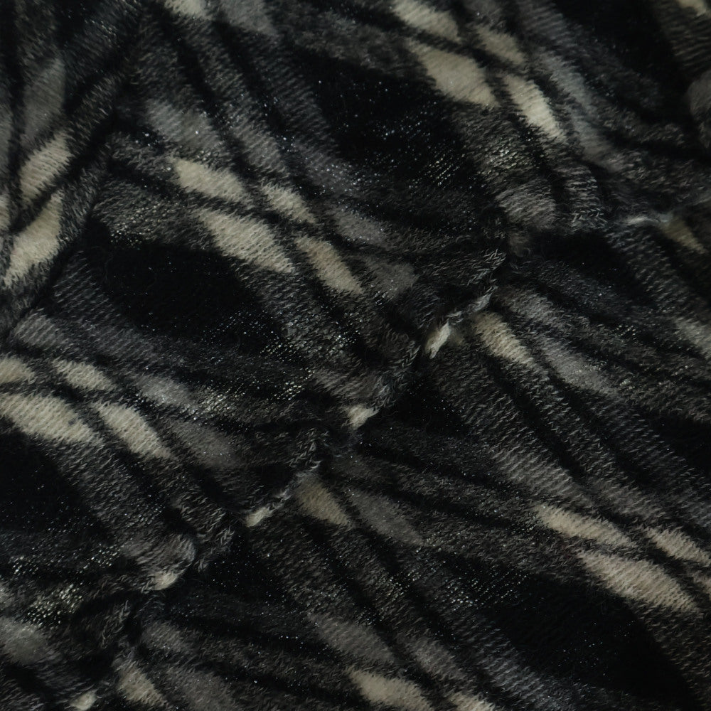 COMME des GARCONS(コムデギャルソン) 06SS アシンメトリー総柄 ニットセーター ブラック/ホワイト レディース GQ-T001 AD2005