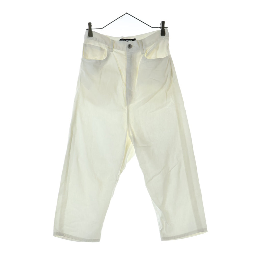 JUNYA WATANABE COMME des GARCONS(ジュンヤワタナベ コムデギャルソン) 16SS コットン サルエル パンツ ホワイト レディース JQ-P042 AD2015