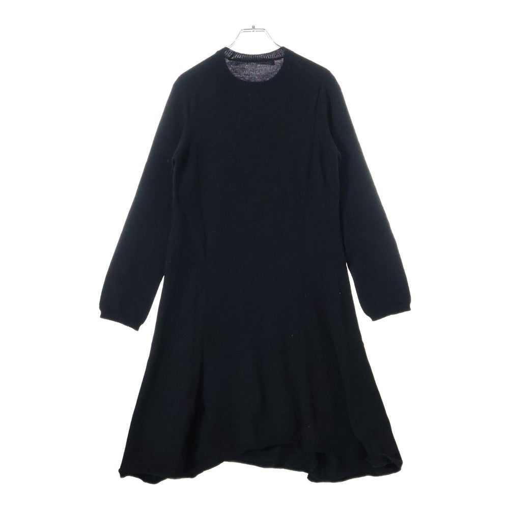 COMME des GARCONS COMME des GARCONS(コムデギャルソンコムデギャルソン) 95AW ハイゲージ クルーネック 七分丈 ニットワンピース ブラック レディース GN-040030 AD1995