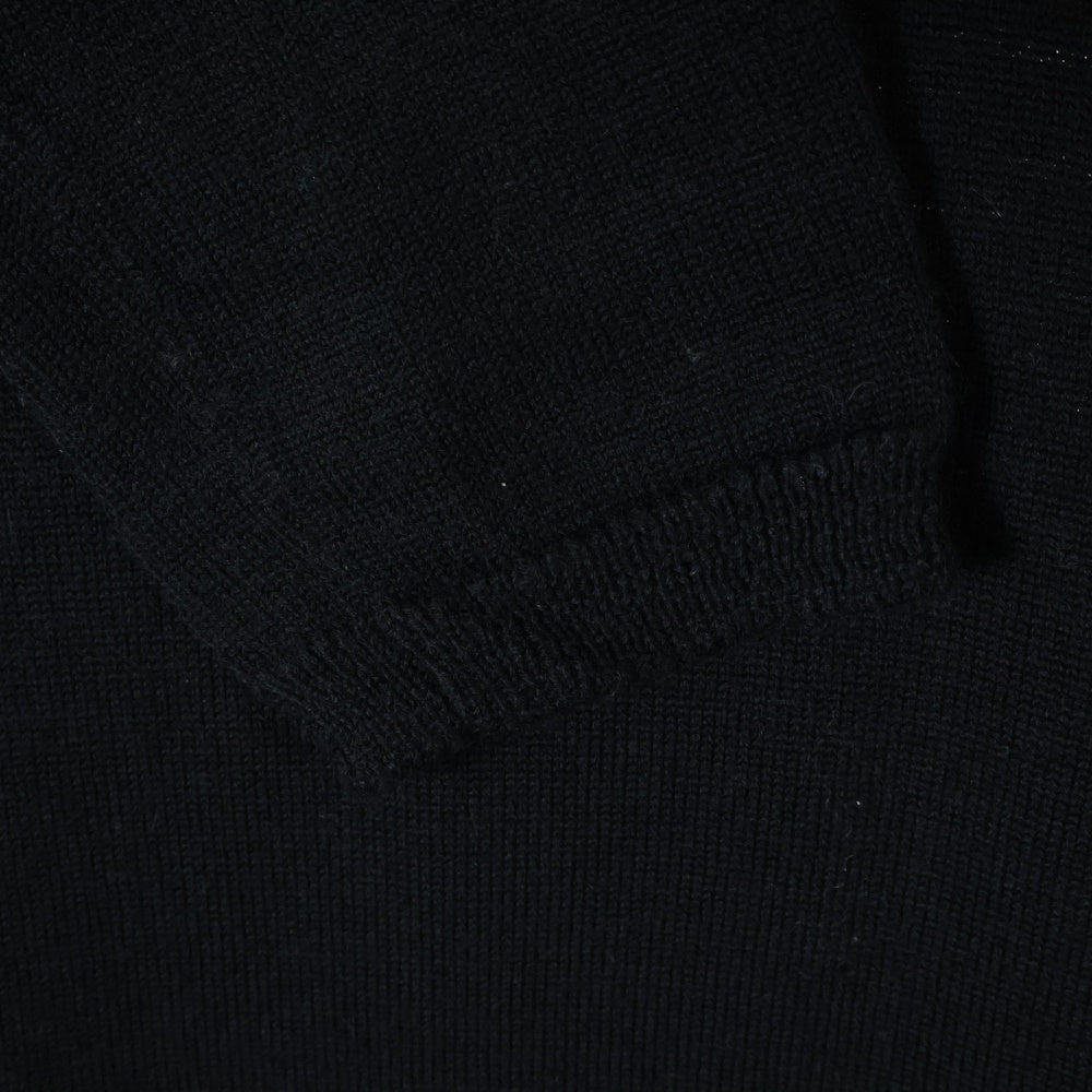 COMME des GARCONS COMME des GARCONS(コムデギャルソンコムデギャルソン) 95AW ハイゲージ クルーネック 七分丈 ニットワンピース ブラック レディース GN-040030 AD1995