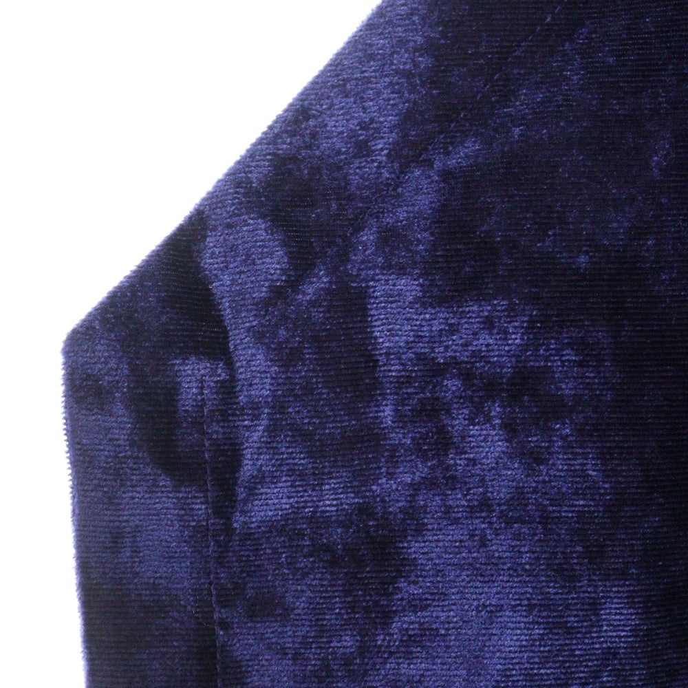 COMME des GARCONS(コムデギャルソン) 12AW 変形 ベロア パッチワーク バルーンスカート ネイビー/ピンク レディース GJ-S009 AD2012