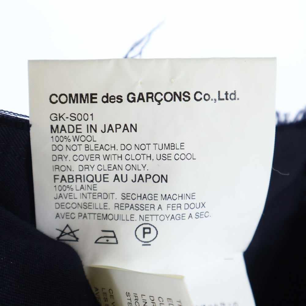 COMME des GARCONS(コムデギャルソン) 03AW カットオフ 変形スカート レディース ネイビー GK-S001 AD2003