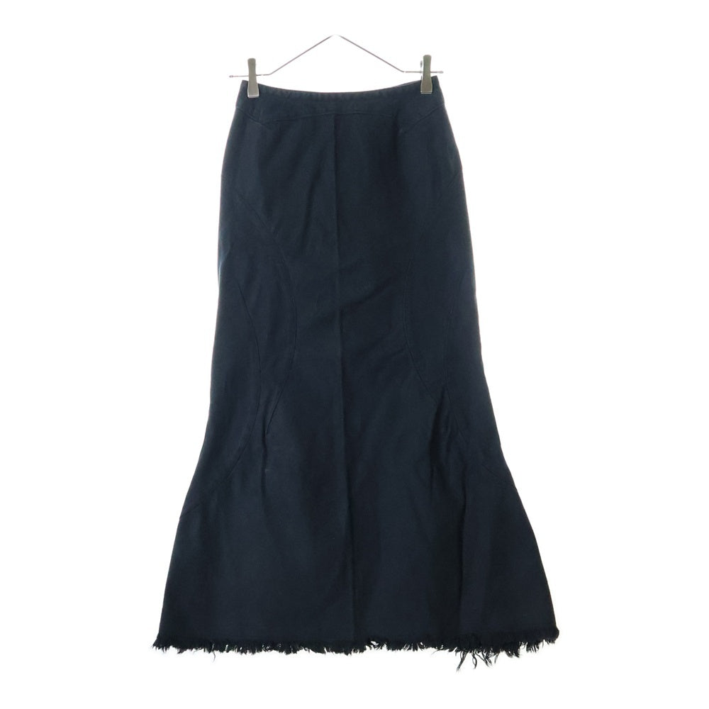 JUNYA WATANABE COMME des GARCONS(ジュンヤワタナベ コムデギャルソン) 02SS カットオフ デニム ロングスカート ブラック レディース JE-S077 AD2001