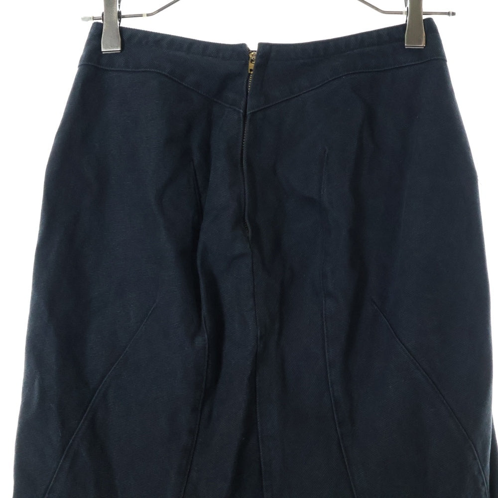 JUNYA WATANABE COMME des GARCONS(ジュンヤワタナベ コムデギャルソン) 02SS カットオフ デニム ロングスカート ブラック レディース JE-S077 AD2001