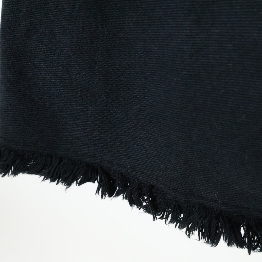 JUNYA WATANABE COMME des GARCONS(ジュンヤワタナベ コムデギャルソン) 02SS カットオフ デニム ロングスカート ブラック レディース JE-S077 AD2001