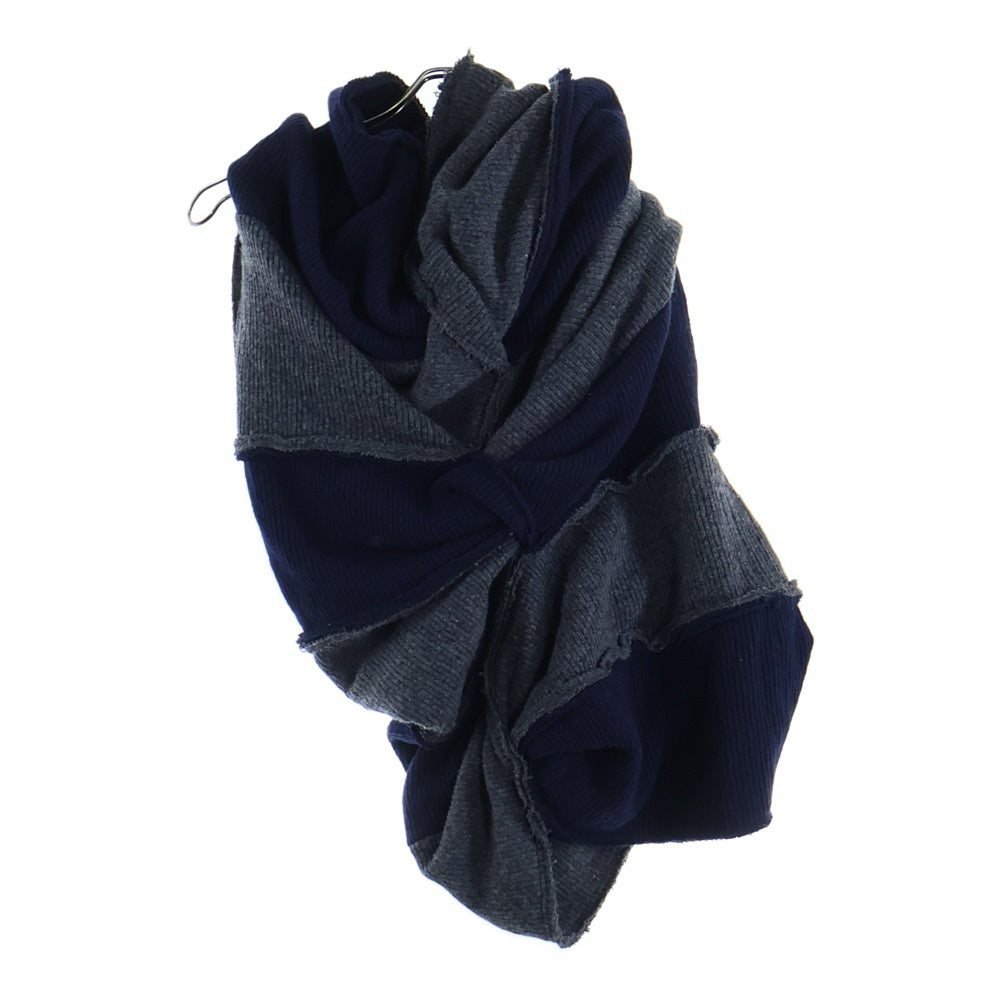 COMME des GARCONS(コムデギャルソン) ドッキング ニット ワンピース ドレス ネイビー/グレー GN-O108 レディース