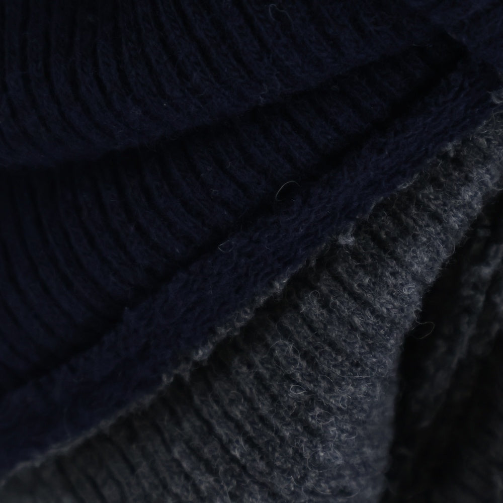 COMME des GARCONS(コムデギャルソン) ドッキング ニット ワンピース ドレス ネイビー/グレー GN-O108 レディース