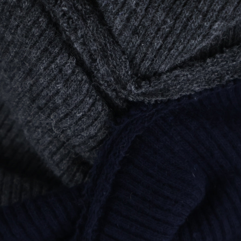 COMME des GARCONS(コムデギャルソン) ドッキング ニット ワンピース ドレス ネイビー/グレー GN-O108 レディース