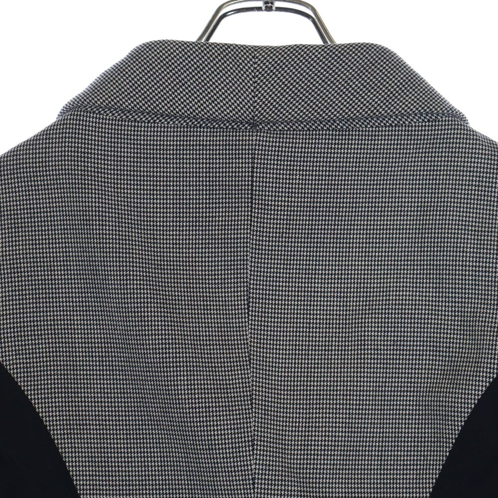 COMME des GARCONS COMME des GARCONS(コムデギャルソンコムデギャルソン) 89AW 千鳥柄 サイドライン スリーブエンブロイダリー 3B ショート シングルテーラードジャケット GJ-05020S AD1989