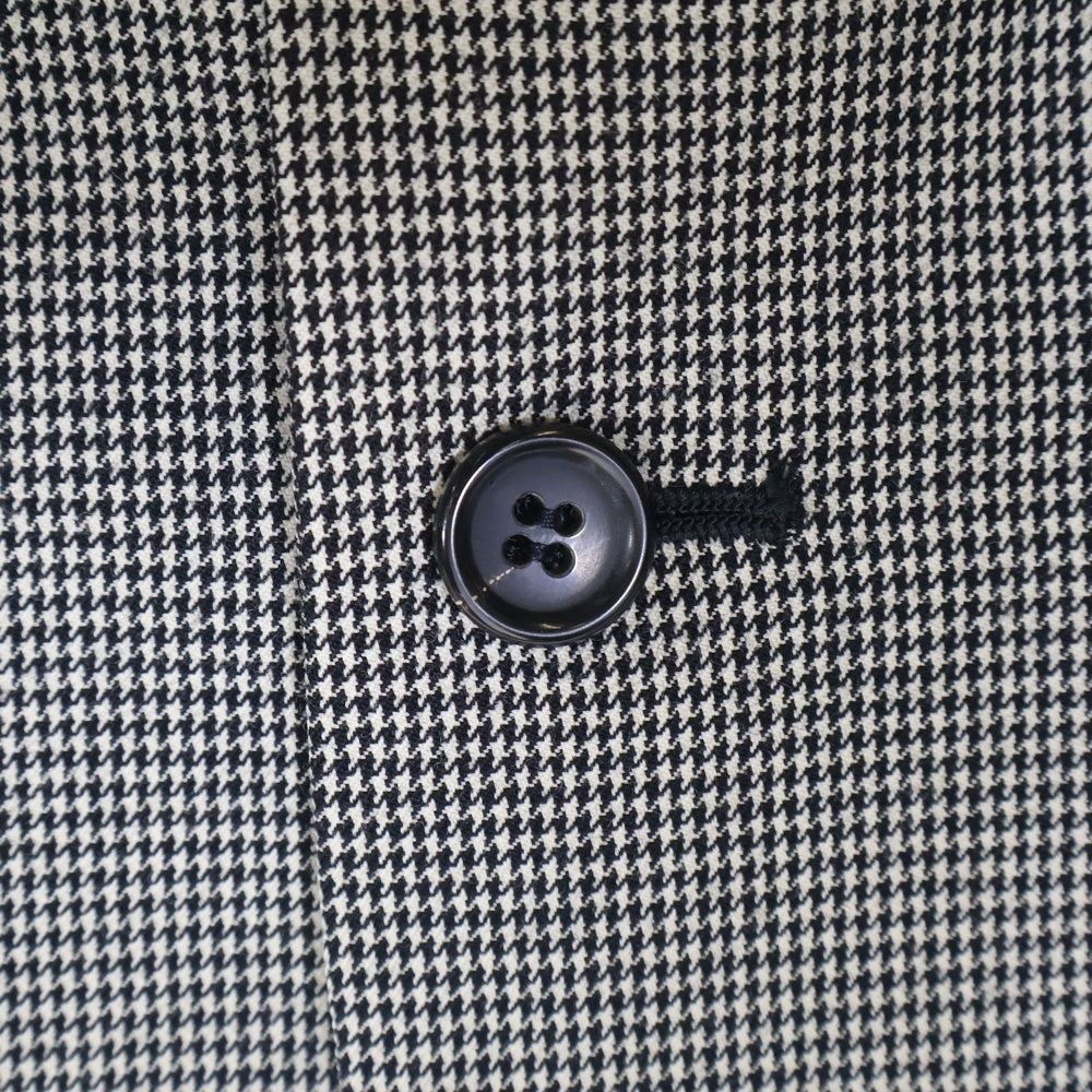 COMME des GARCONS COMME des GARCONS(コムデギャルソンコムデギャルソン) 89AW 千鳥柄 サイドライン スリーブエンブロイダリー 3B ショート シングルテーラードジャケット GJ-05020S AD1989