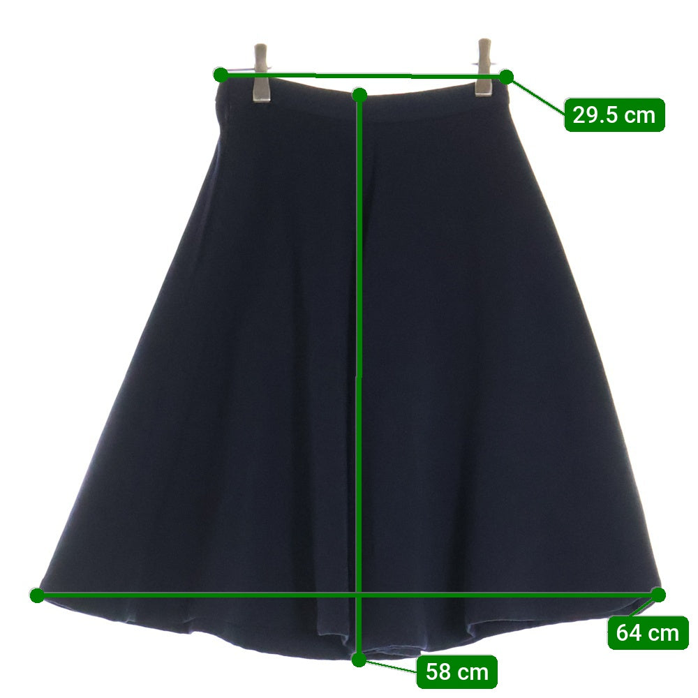 COMME des GARCONS COMME des GARCONS(コムデギャルソンコムデギャルソン) 88AW サイドスリット コットンスカート ネイビー レディース GS-05011S AD1988