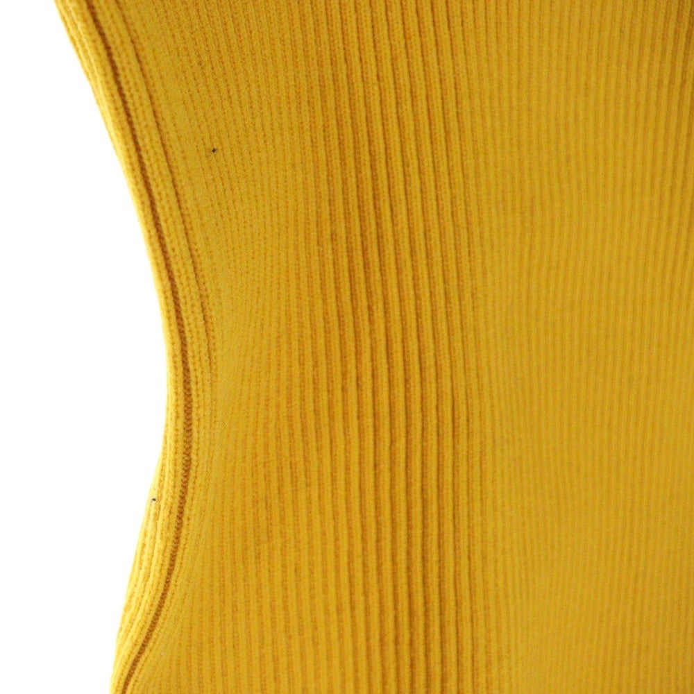 COMME des GARCONS(コムデギャルソン) 92SS リブ編み ストレッチ 長袖セーター イエロー レディース GN-110030 AD1991