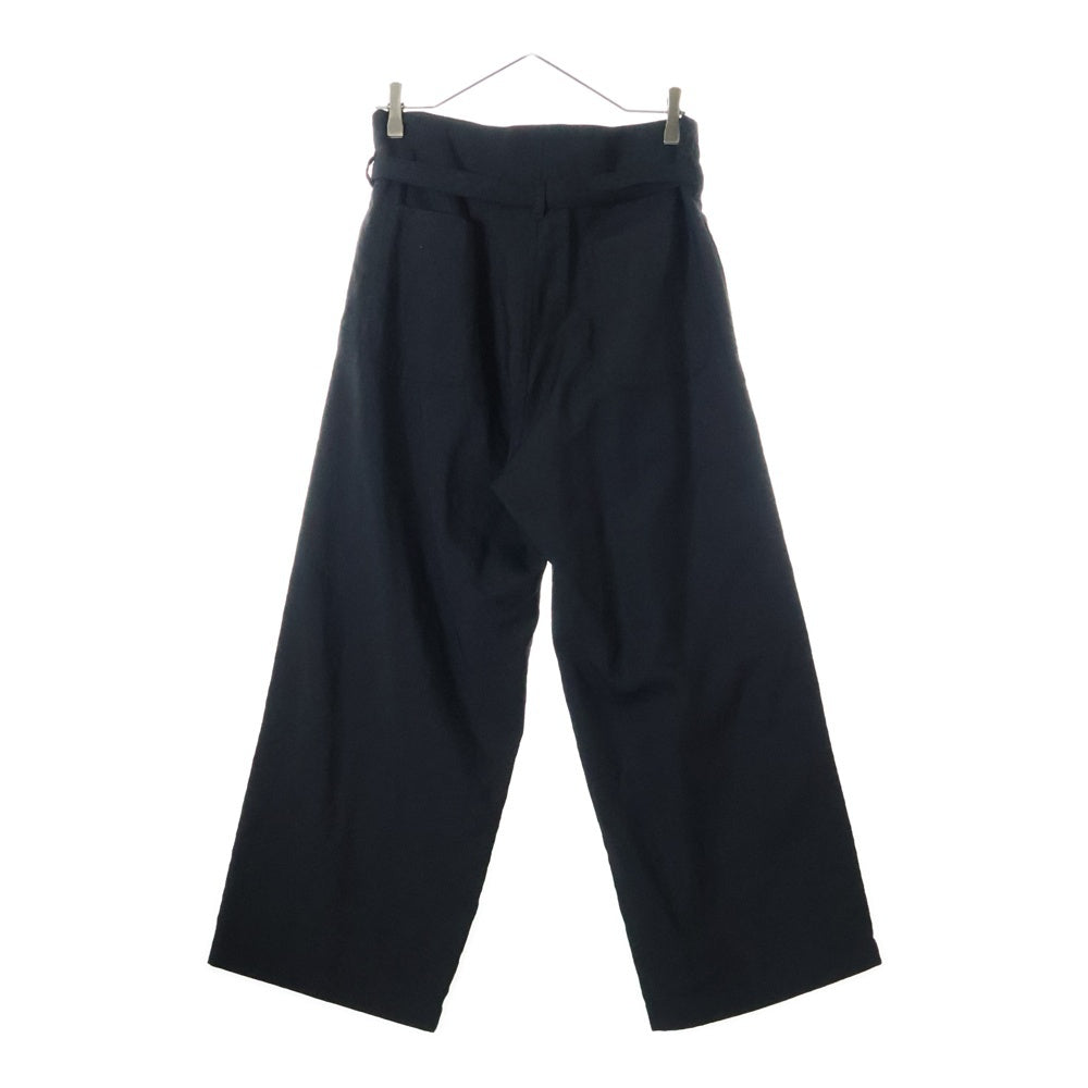 COMME des GARCONS COMME des GARCONS(コムデギャルソンコムデギャルソン) 06SS ドローコードベルト ワイドスラックスパンツ ブラック レディース RQ-P001 AD2005