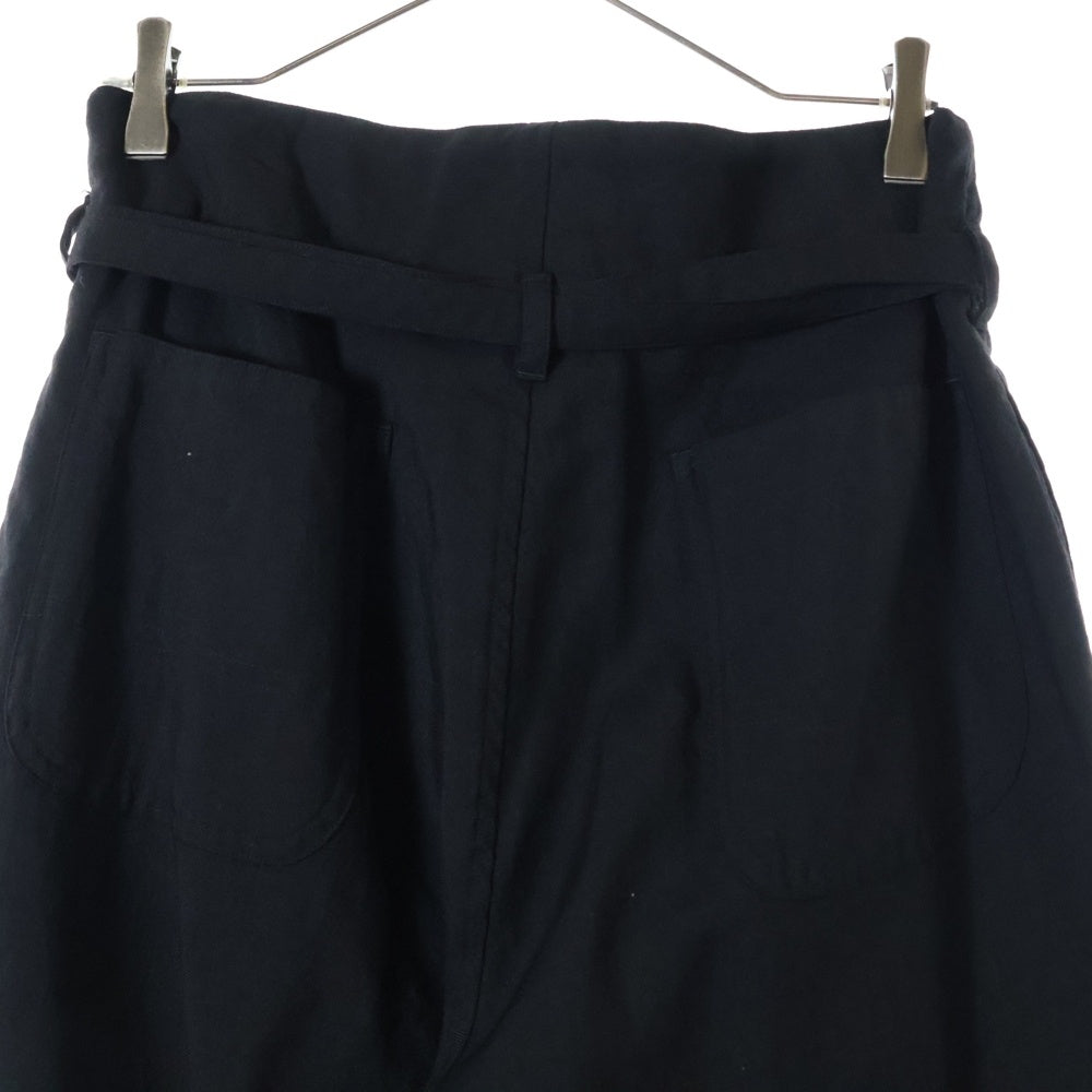 COMME des GARCONS COMME des GARCONS(コムデギャルソンコムデギャルソン) 06SS ドローコードベルト ワイドスラックスパンツ ブラック レディース RQ-P001 AD2005