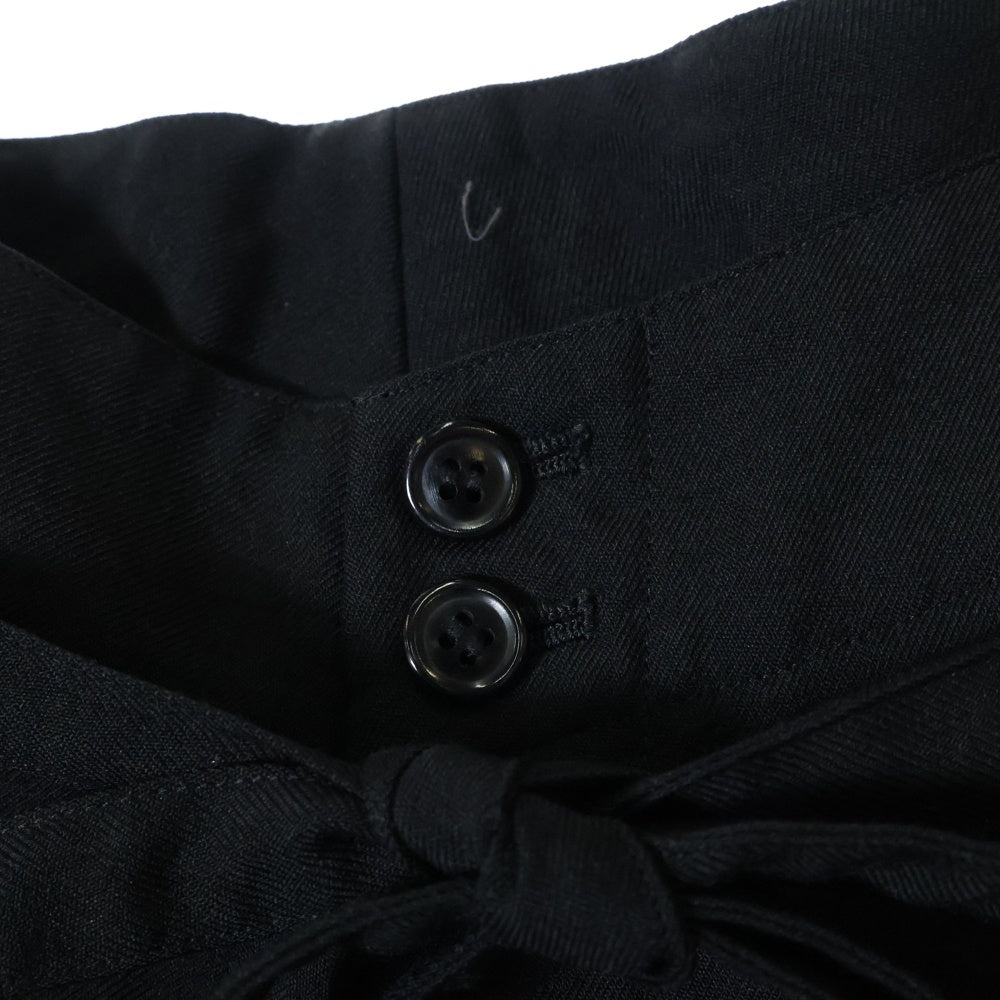 COMME des GARCONS COMME des GARCONS(コムデギャルソンコムデギャルソン) 06SS ドローコードベルト ワイドスラックスパンツ ブラック レディース RQ-P001 AD2005