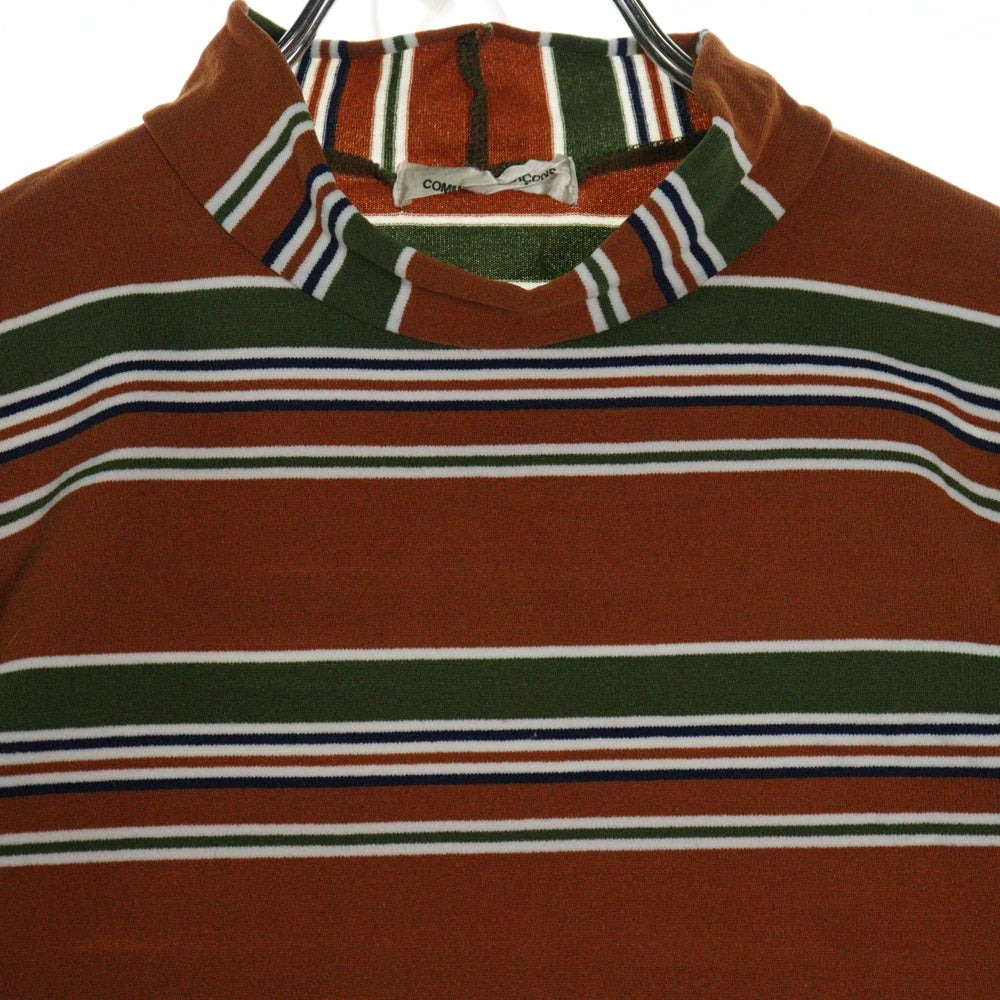 COMME des GARCONS(コムデギャルソン) 94AW ハイネック ボーダー 長袖カットソー マルチ GT-040300 AD1994