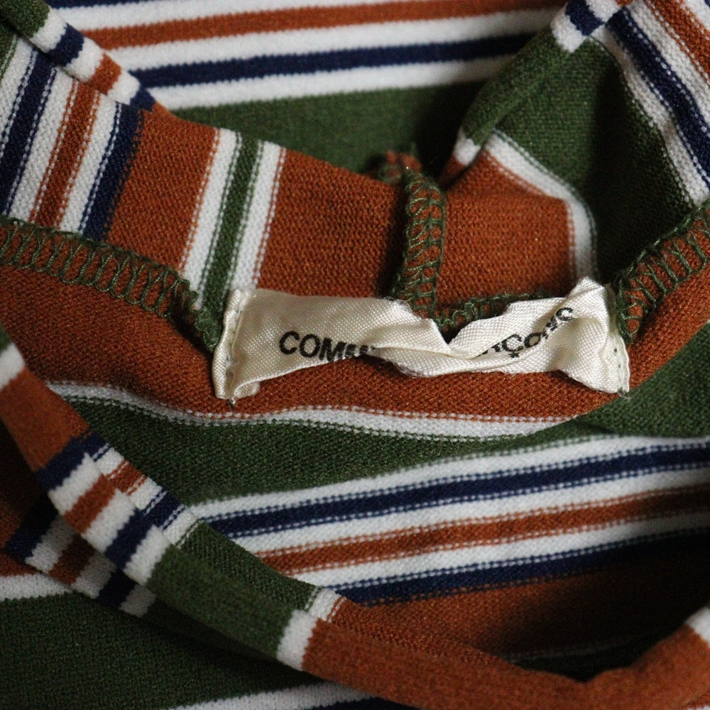 COMME des GARCONS(コムデギャルソン) 94AW ハイネック ボーダー 長袖カットソー マルチ GT-040300 AD1994